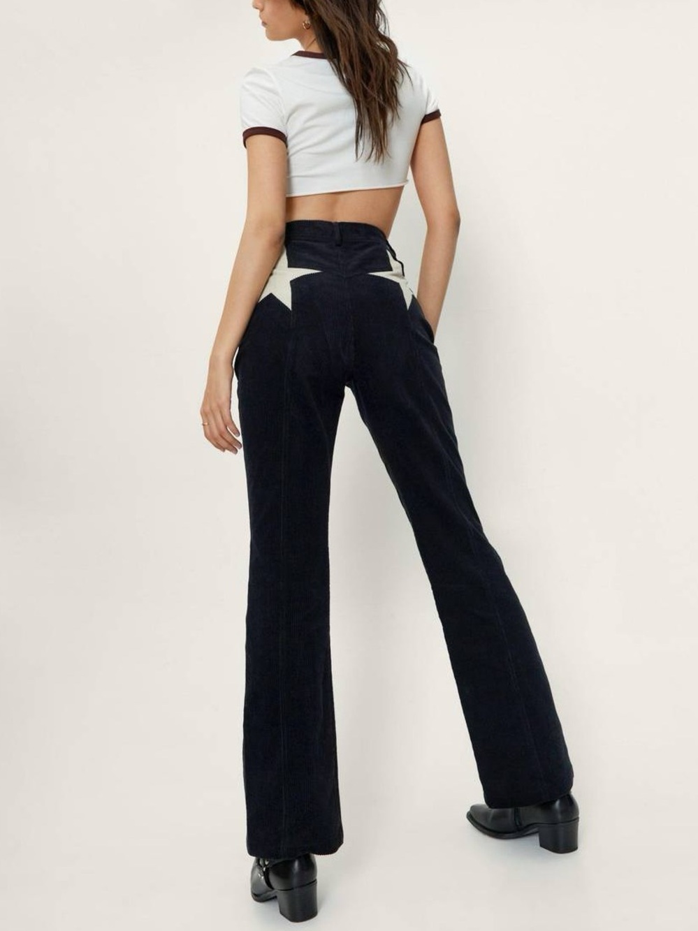 Nasty Gal Corduroy Star Bum Pant